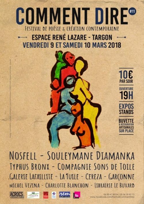 Affiche Comment Dire 2018 Affiche Comment Dire 2018