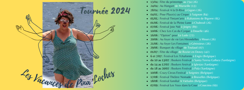 Tournée 2023 - Les Vacances de Pina Loches