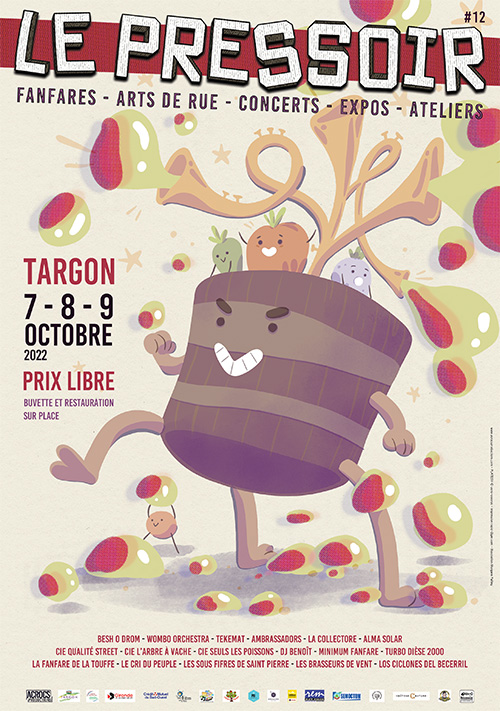 Affiche Festival Le Pressoir 2022
